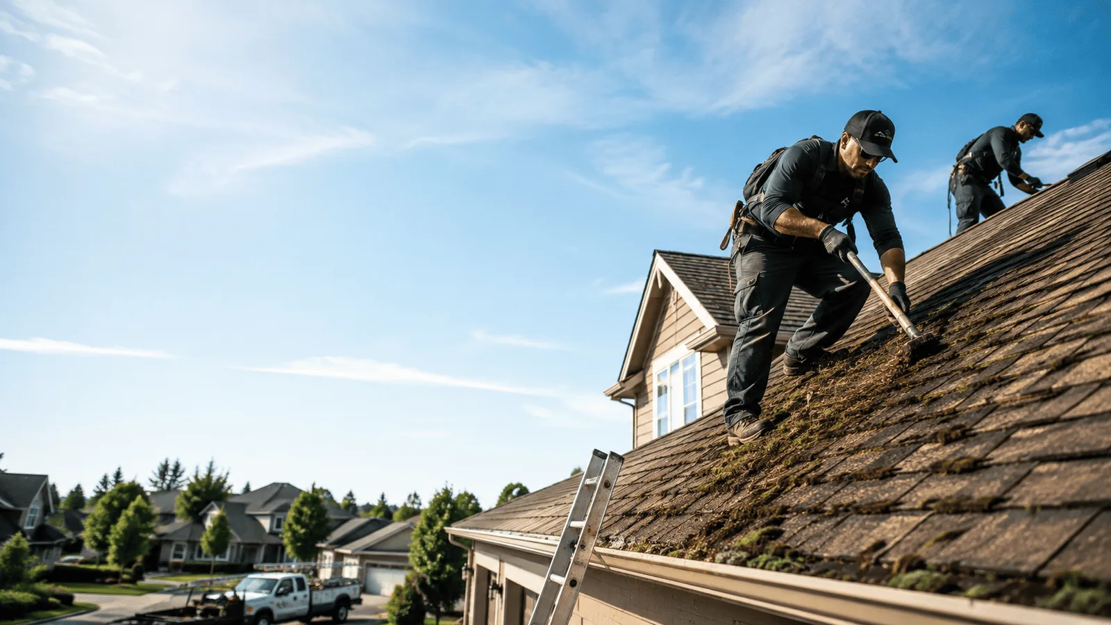Roof Moss Removal in Cobb, WI near me